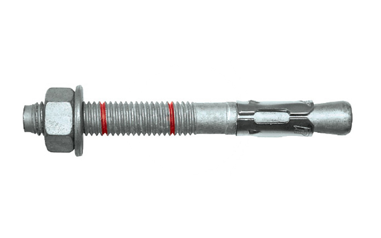 Анкер-болт с гайкой и шайбой по DIN 125A (нерж. сталь) АМТ 10х90
