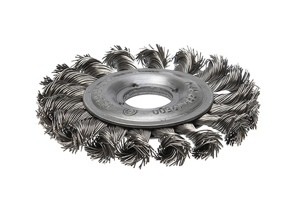 Щетка цилиндрическая, жгутовая, УЗКИЙ ШОВ, для УШМ  (НЕРЖАВЕЙКА)