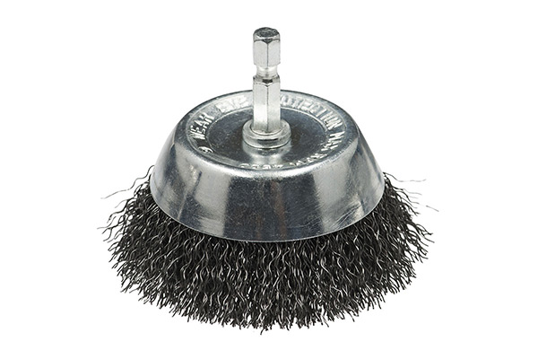 Щетка дисковая, гофрированная для дрелей № 161 ПрофОснастка Мастер 6гр хв 6.35 мм D50 мм RPM 4500 S 0,3