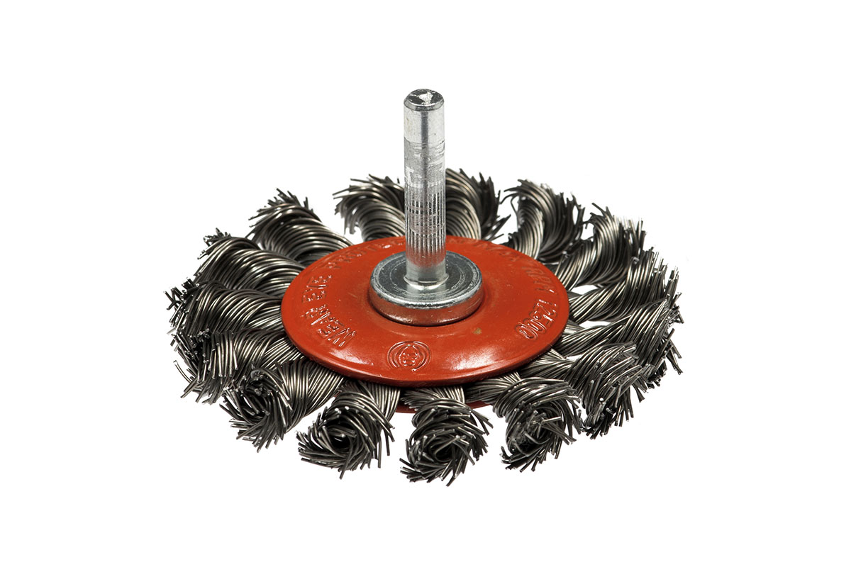 Щетка дисковая, жгутовая для дрели
