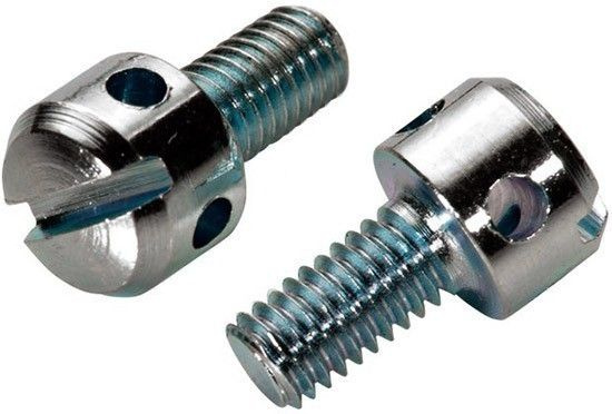 DIN 404 сталь М 5х20 Винт с цилиндрической головкой с отверстиями, цинк