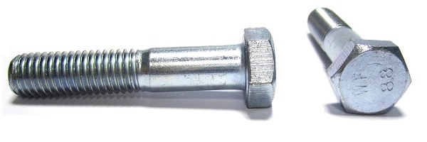 Болт оцинкованый кл пр 8.8 DIN 933 24х140